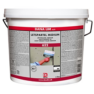 Lättspackel Medium 622