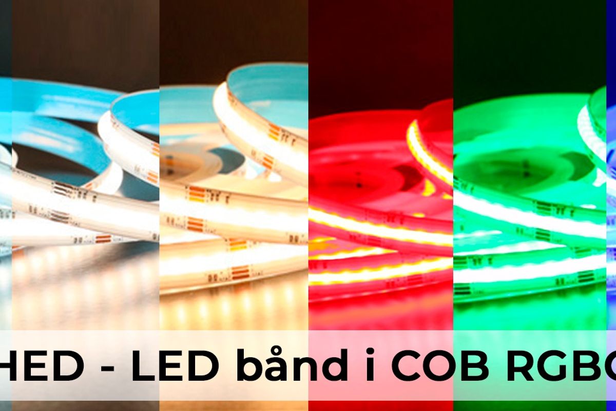LED bånd i COB RGBCTA