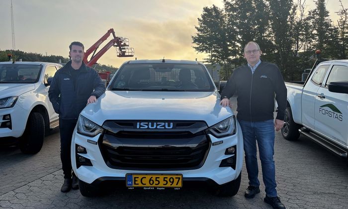 ISUZU leverer 12 nye D-MAX til Forstas 5