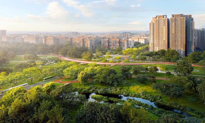 Ang Mo Kio_Bishan-AMK Park with Bridge