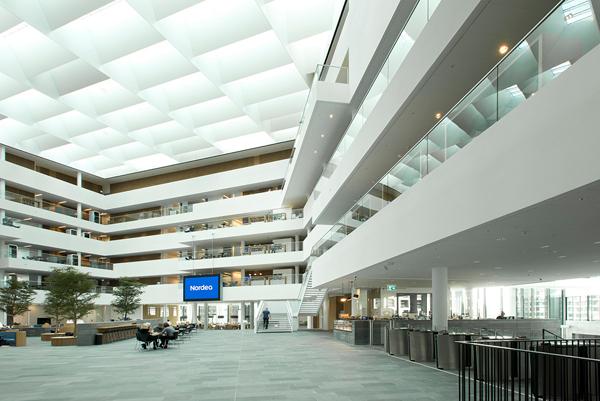 Nyt Nordea domicil - optimal akustik med Ecophon
