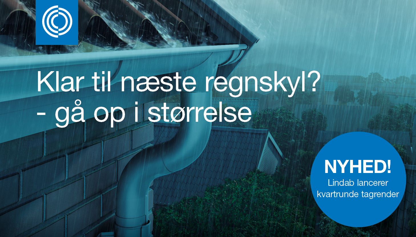 Tagrender, der beskytter bygninger mod den næste ekstremregn