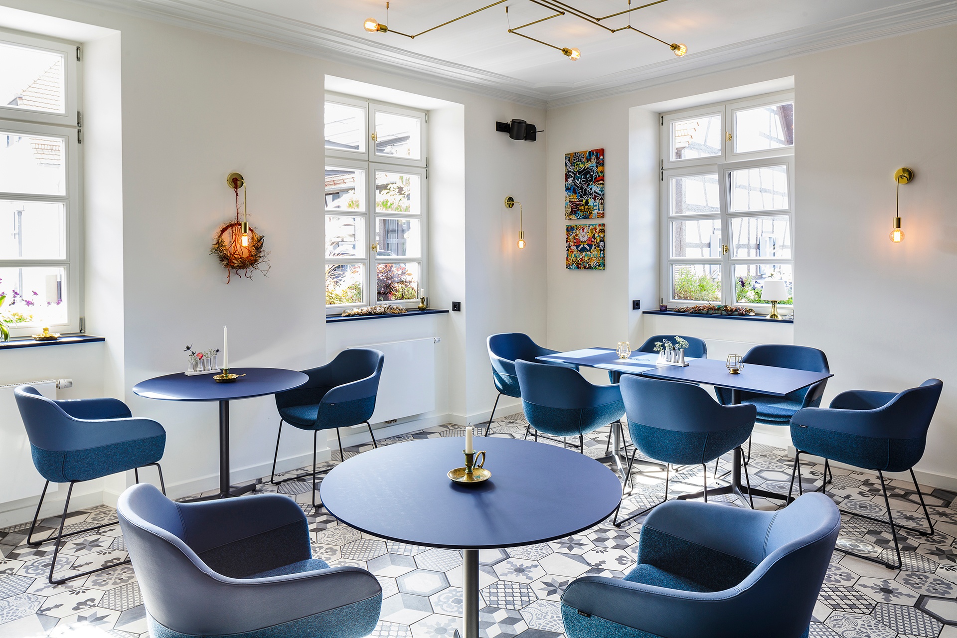 Restaurant med sjæl og charme er indrettet med møbler fra Brunner
