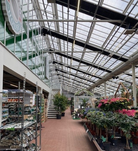 Plantorama med optimal belysning