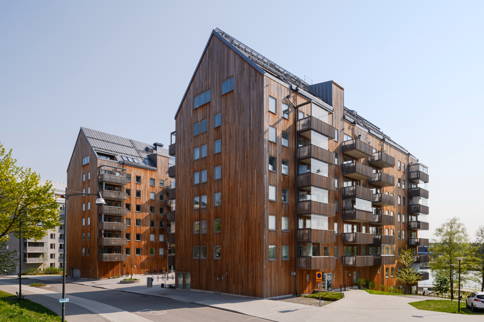 Cedertræ fra Moelven i et innovativt projekt i Sverige
