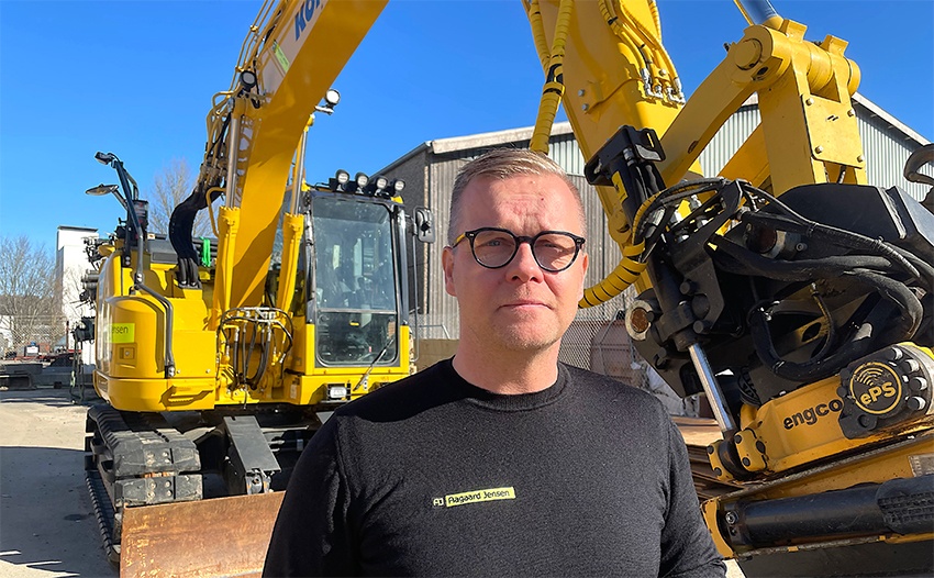 Aagaard Jensen gearet til fremtiden med nye Komatsu maskiner