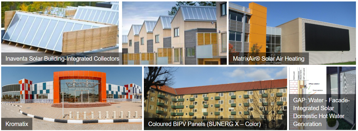 Building Integrated Solar Product Gallery
