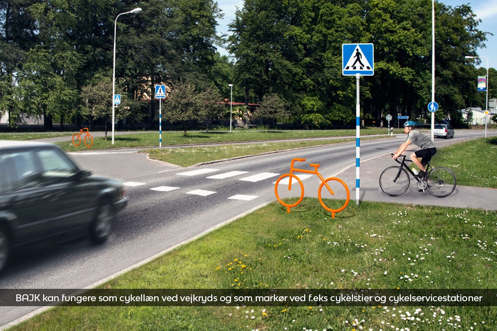 bajk-cykelmarkør