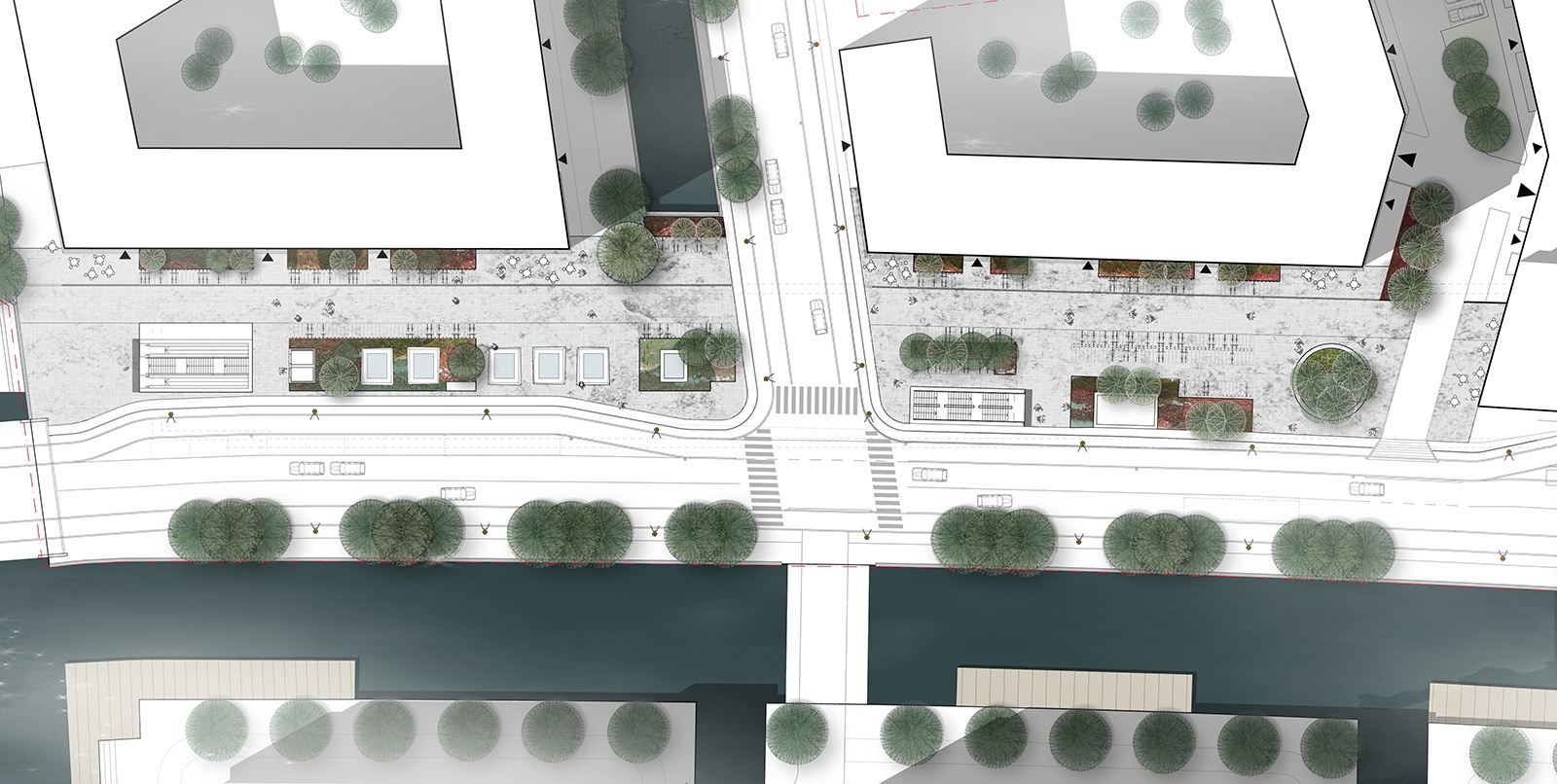 Planudsnit Metropladsen Visualisering Juul Frost Arkitekter