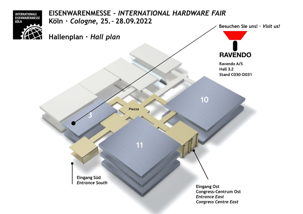 Ravendo på eisenwarenmesse standnr