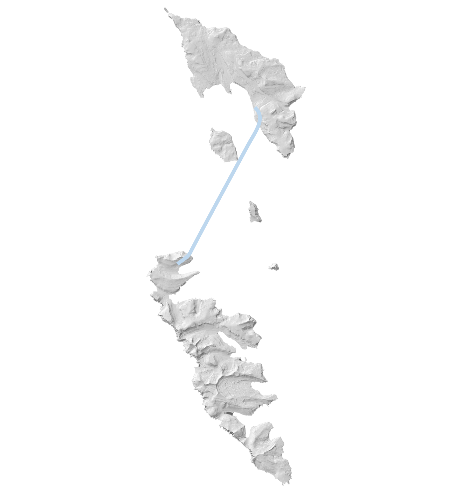 Linjuføring Suðuroyratunnilin