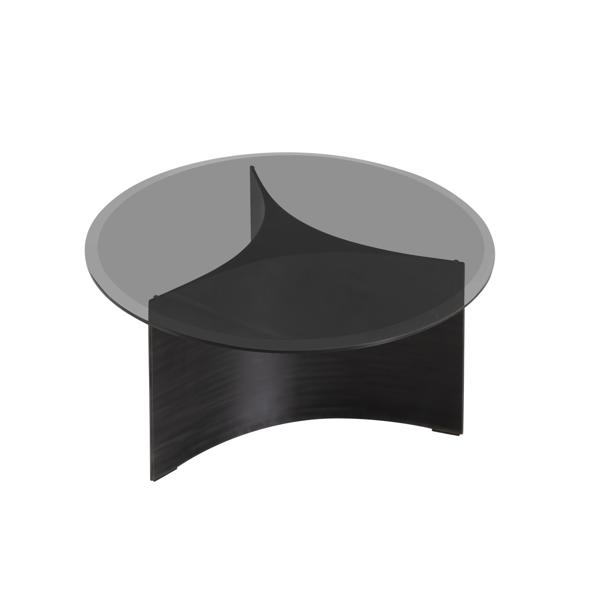 Arc_Tinted black glass_Medium table