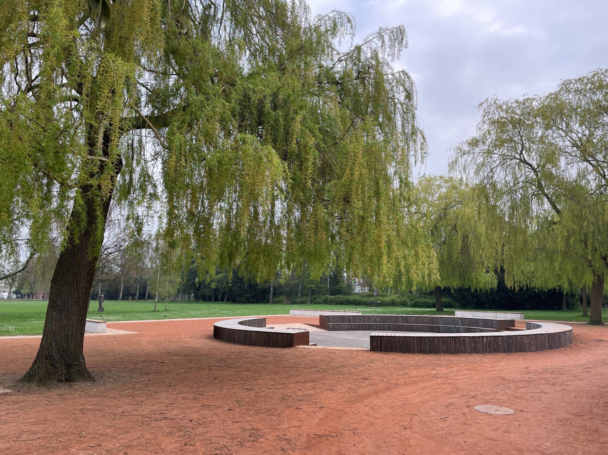 Englandsparken mødestedet i parken