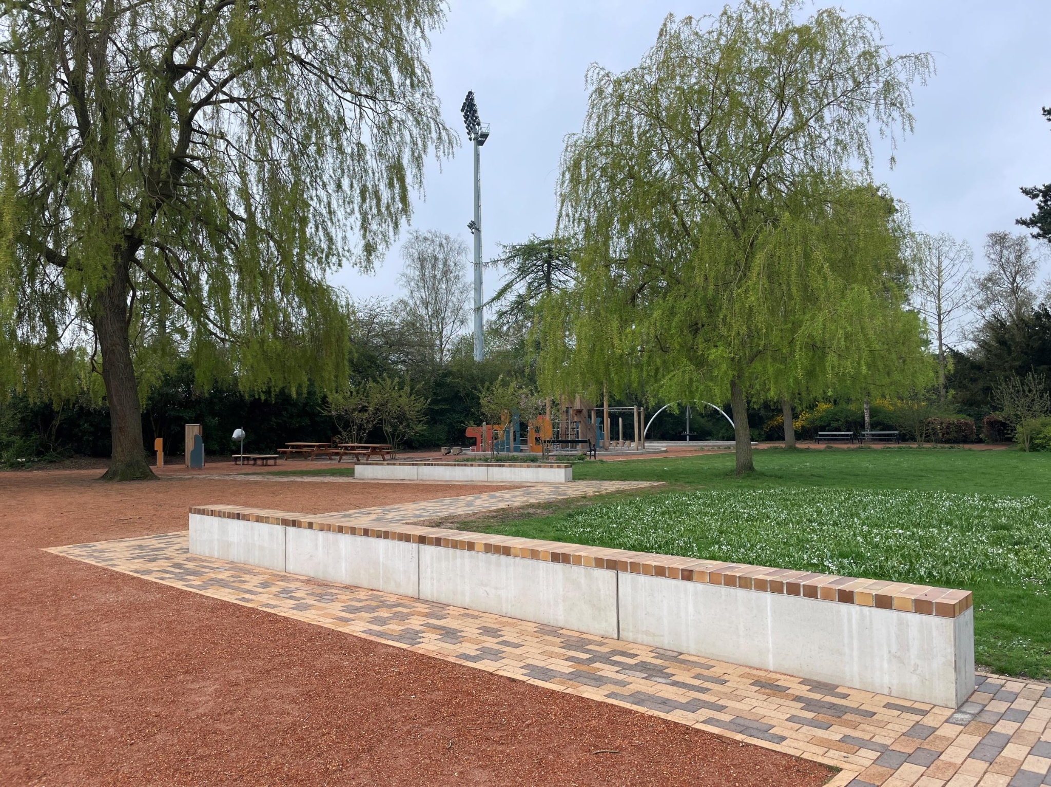 Englandsparken genbrug af klinker