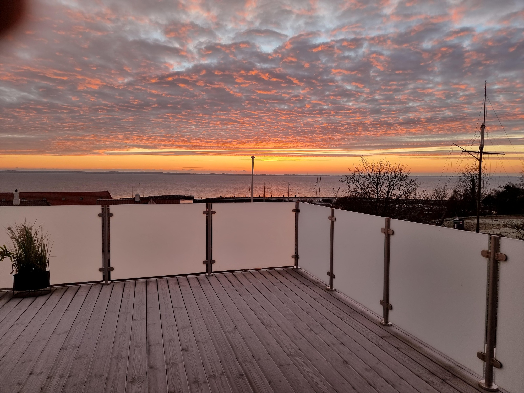udsigten over Lundeborg havn
