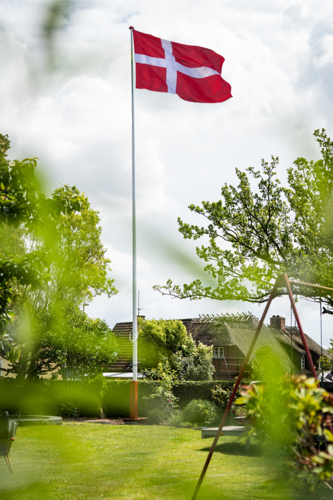 Uptimast - Fuldautomatisk Flagstang - Flag på hel