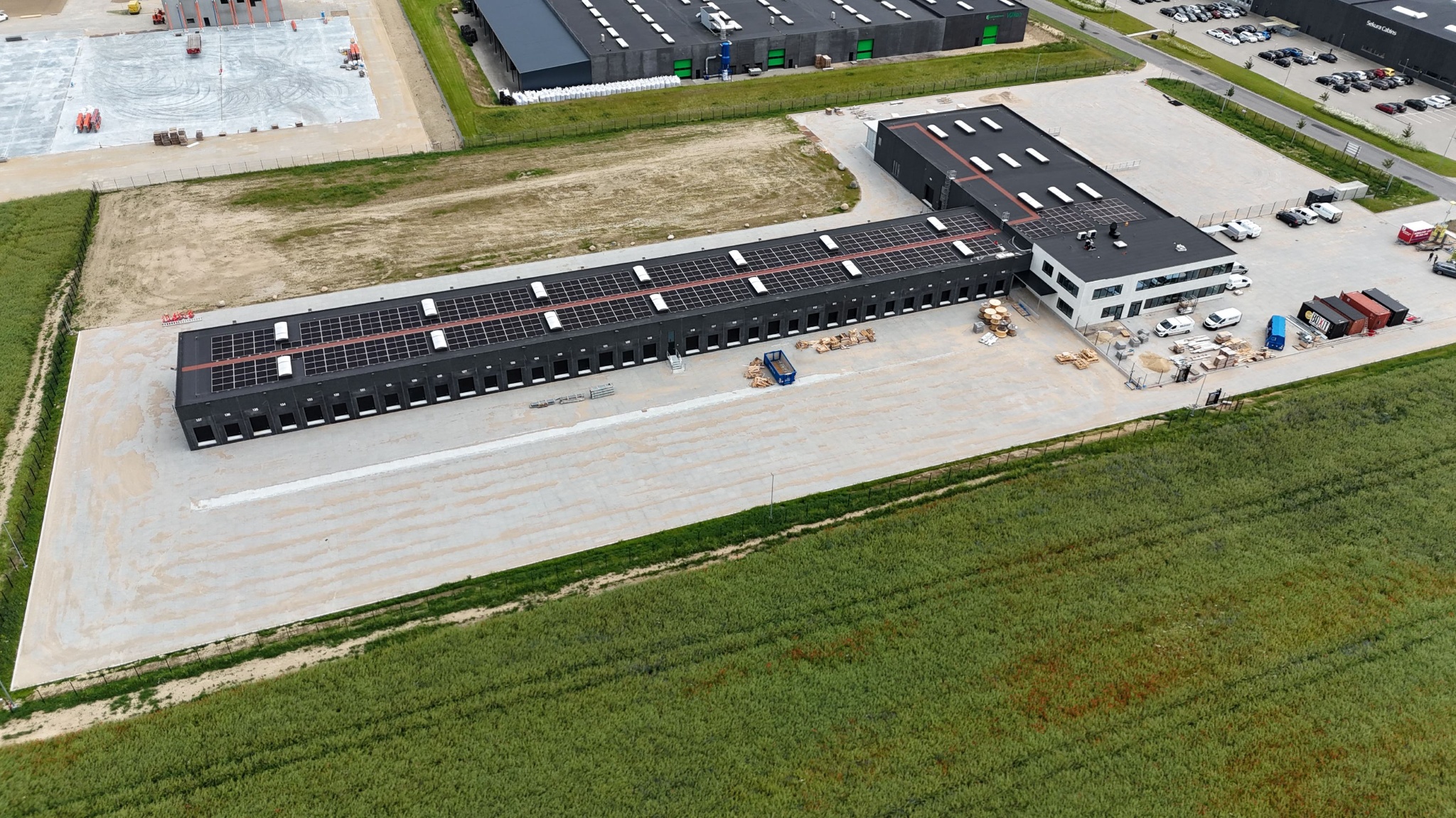 Gråkjær byggeprojekt GLS Distribustionscenter Randers_062025