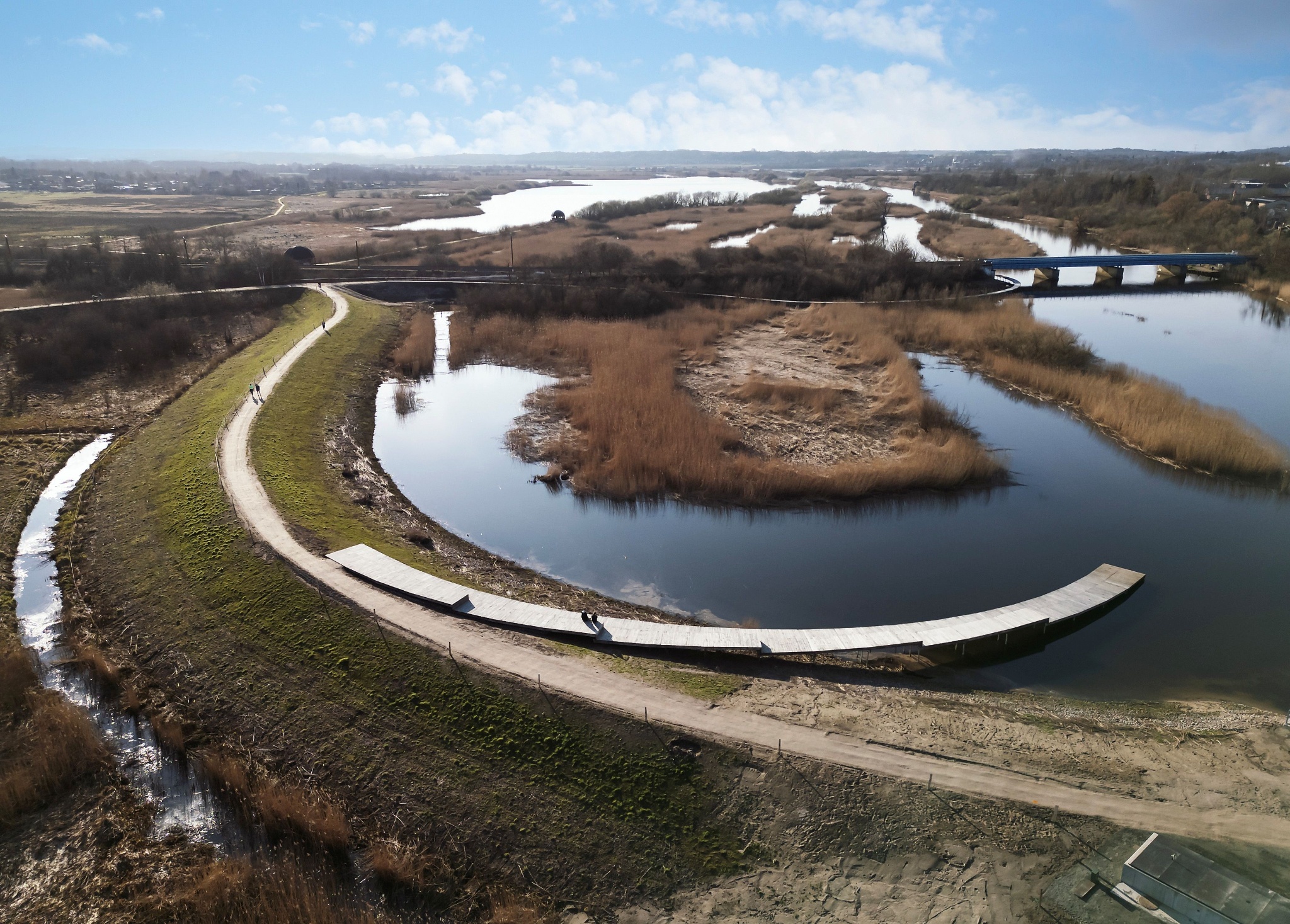Nu er der chance for at skybrud og stigende vandstand i Gudenåen kan håndteres Foto Anette Roien