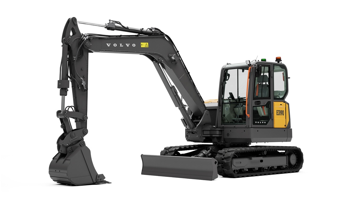 Maskineleverandoerernes-pris_Volvo-ECR90F-Gravemaskine